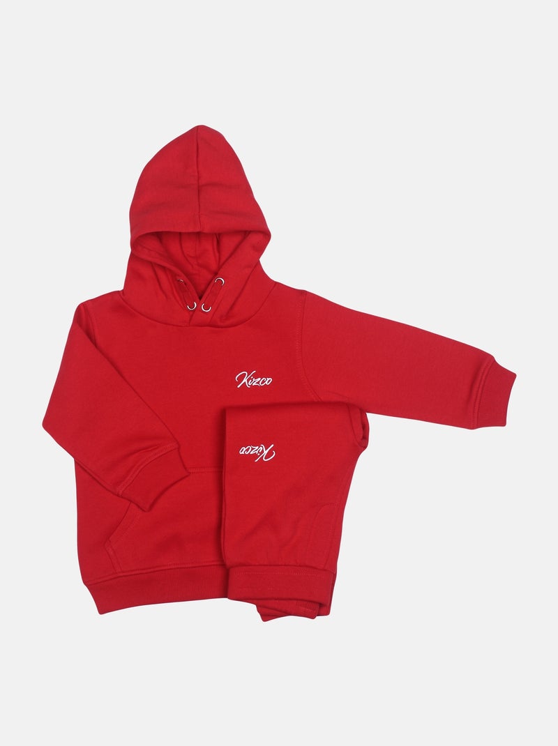 Conjunto de 2 peças - Kizco Vermelho - Kiabi