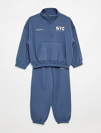 Conjunto de 2 peças - Sweat + calças de jogging