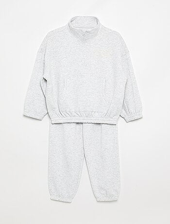Conjunto de 2 peças - Sweat + calças de jogging