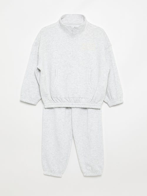 Conjunto de 2 peças - Sweat + calças de jogging - Kiabi