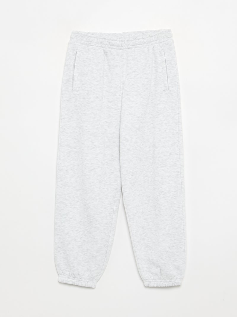 Conjunto de 2 peças - Sweat + calças de jogging Cinza - Kiabi