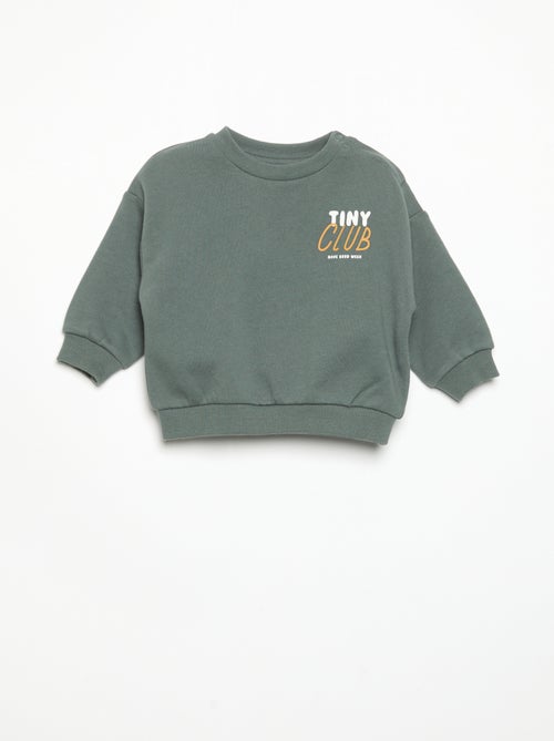 Conjunto de 2 peças - Sweat + Calças de jogging - Kiabi