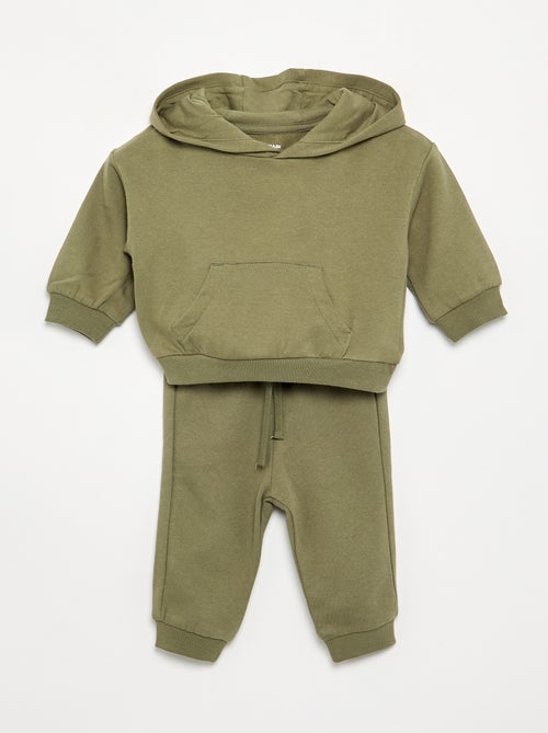 Conjunto de 2 peças - Sweat + calças - Kiabi