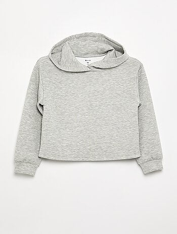Conjunto de 2 peças - Sweat com capuz + legging flare