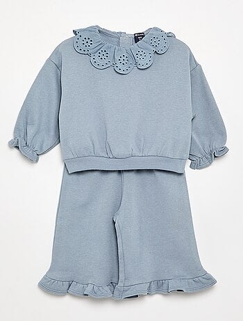 Conjunto de 2 peças - sweatshirt + calças