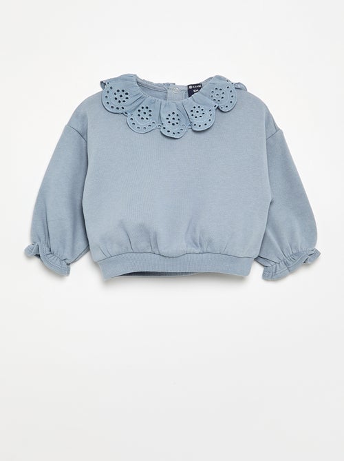 Conjunto de 2 peças - sweatshirt + calças - Kiabi Conjunto de 2 peças - sweatshirt + calças - Kiabi