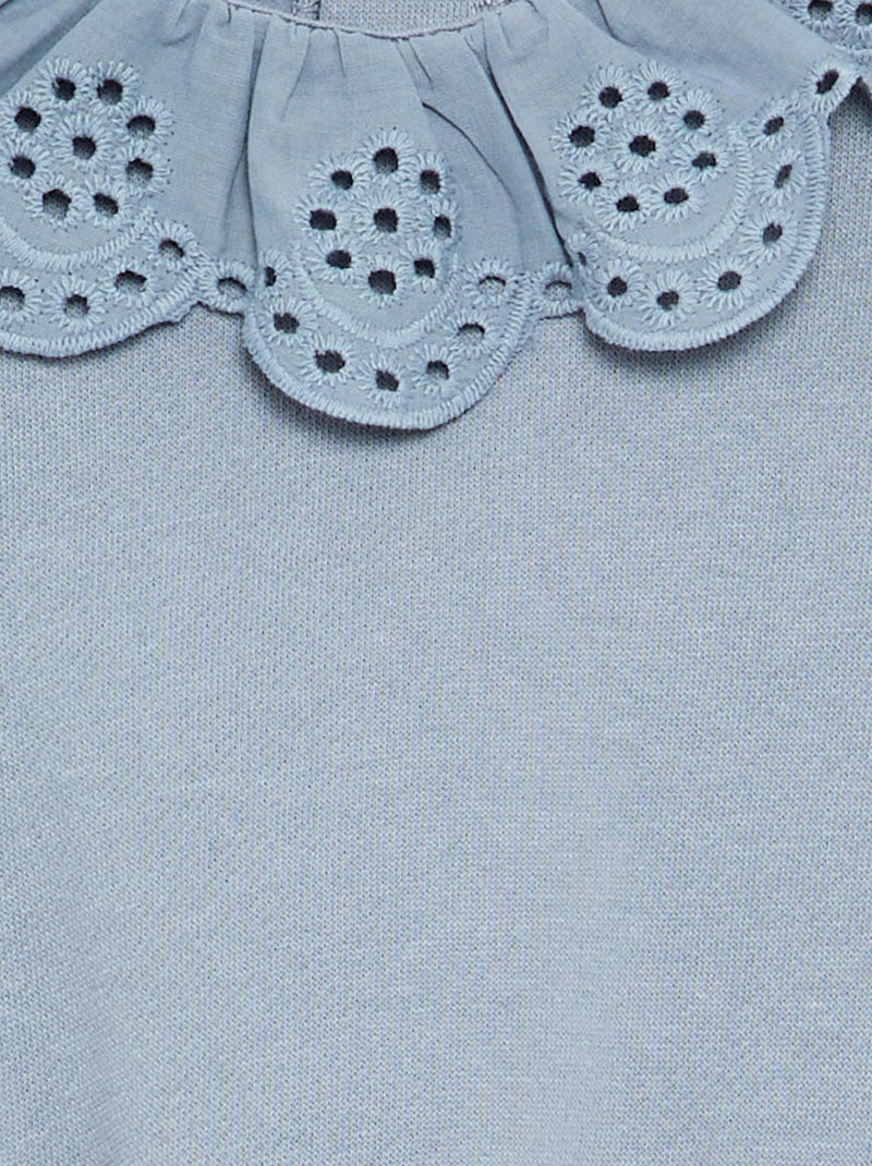 Conjunto de 2 peças - sweatshirt + calças Azul - Kiabi