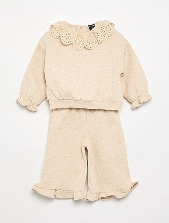 Conjunto de 2 peças - sweatshirt + calças