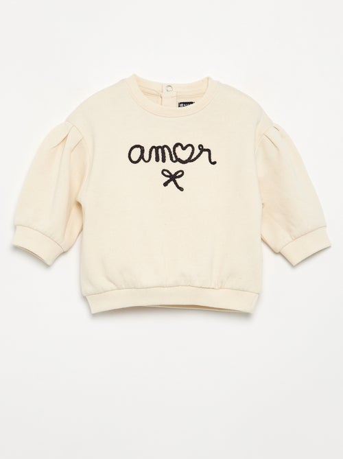 Conjunto de 2 peças - sweatshirt + calças - Kiabi