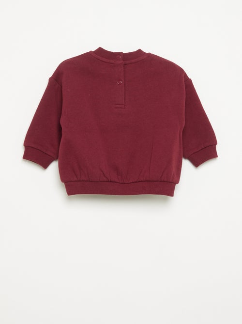 Conjunto de 2 peças - Sweatshirt + calças - Kiabi