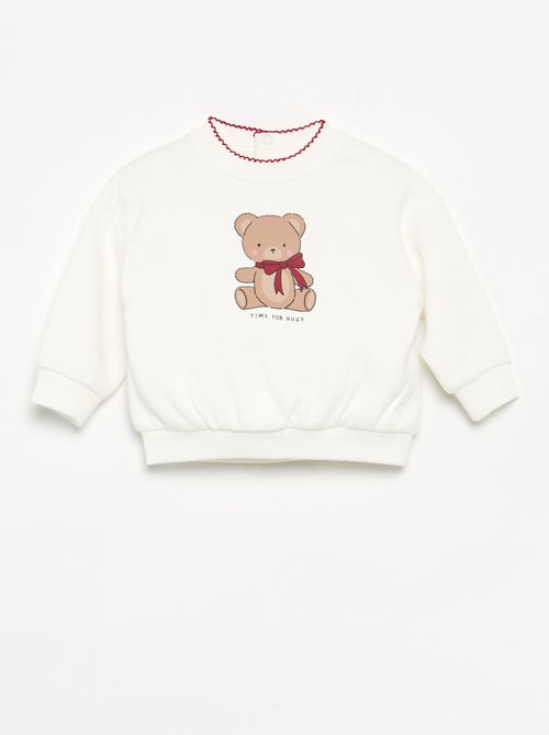 Conjunto de 2 peças - Sweatshirt + calças - Kiabi