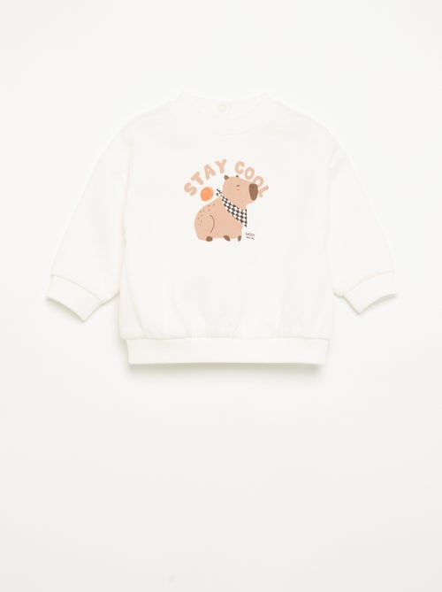 Conjunto de 2 peças - Sweatshirt + calças - Kiabi