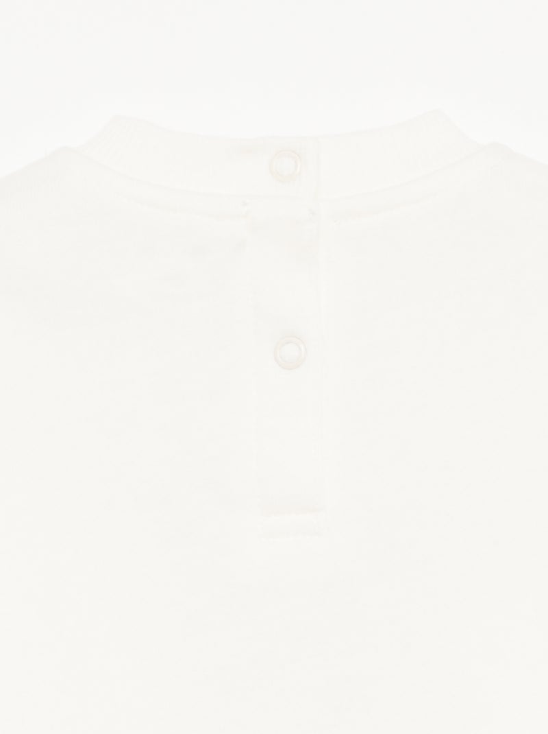 Conjunto de 2 peças - Sweatshirt + calças Branco - Kiabi