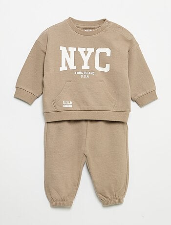 Conjunto de 2 peças - sweatshirt + Calças de jogging