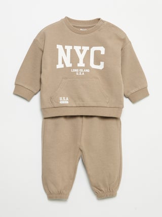 Conjunto de 2 peças - sweatshirt + Calças de jogging