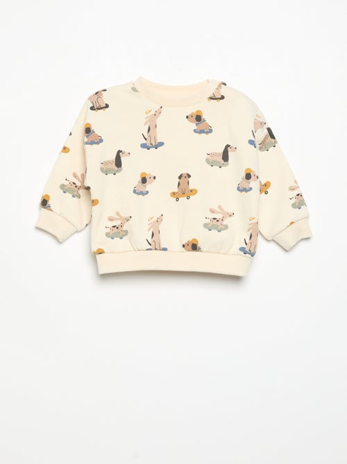 Conjunto de 2 peças - Sweatshirt + Calças de jogging - Kiabi