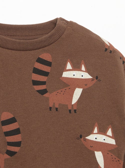 Conjunto de 2 peças - Sweatshirt + Calças de jogging - Kiabi