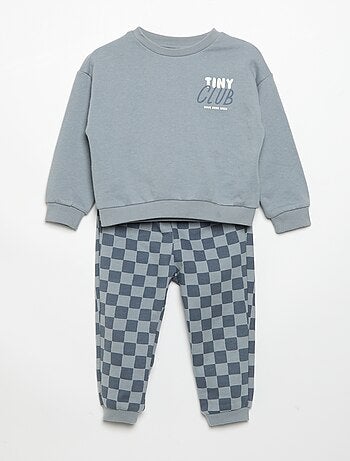 Conjunto de 2 peças - Sweatshirt + Calças de jogging