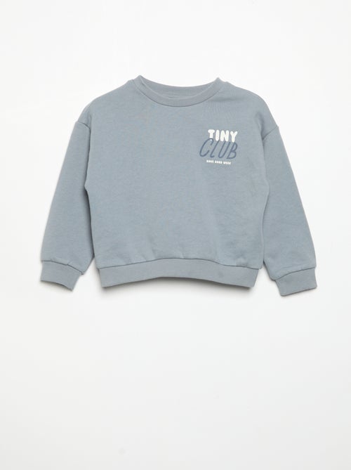 Conjunto de 2 peças - Sweatshirt + Calças de jogging - Kiabi