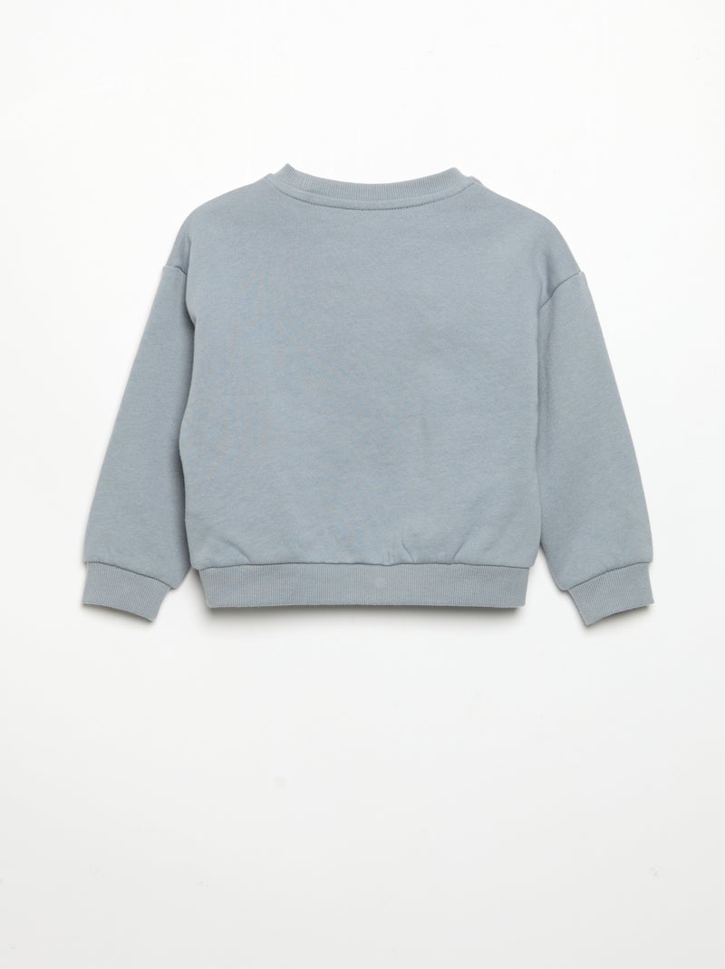 Conjunto de 2 peças - Sweatshirt + Calças de jogging Cinza - Kiabi