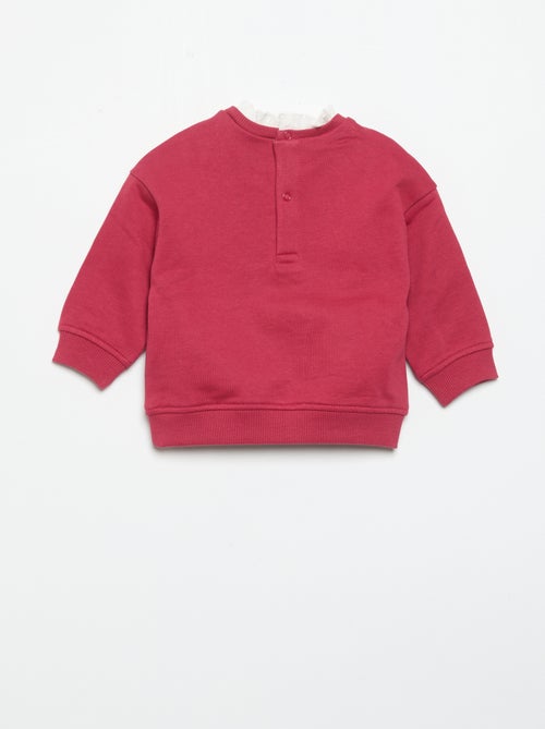 Conjunto de 2 peças - Sweatshirt + calças largas - Kiabi
