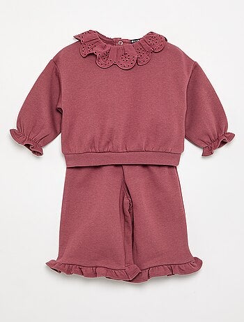 Conjunto de 2 peças - sweatshirt + calças