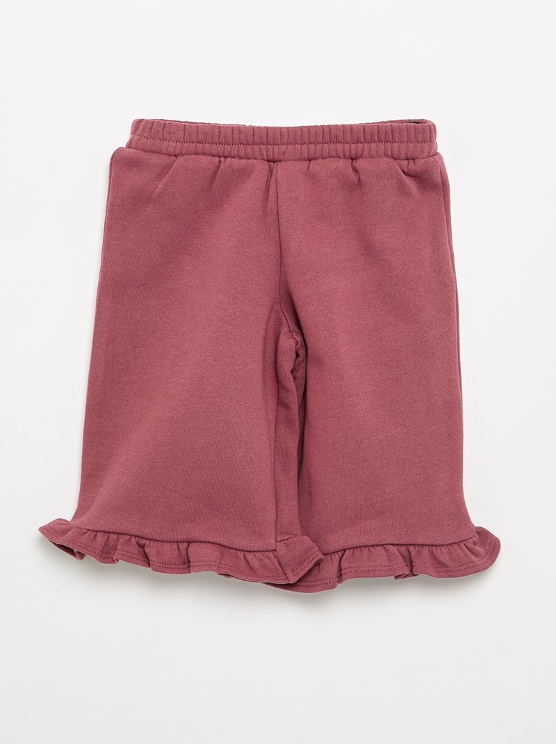 Conjunto de 2 peças - sweatshirt + calças Rosa - Kiabi