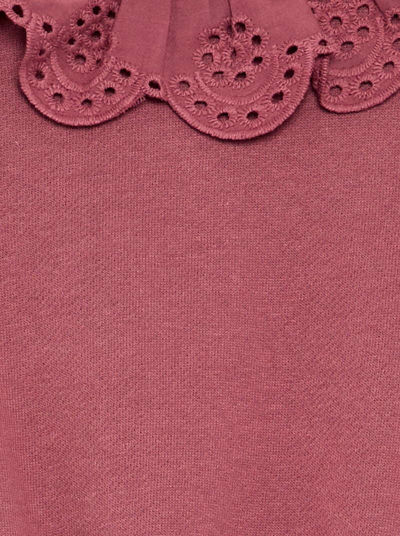Conjunto de 2 peças - sweatshirt + calças Rosa - Kiabi
