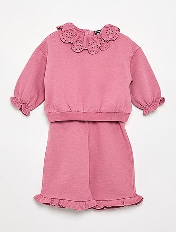Conjunto de 2 peças - sweatshirt + calças