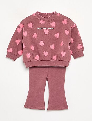 Conjunto de 2 peças - Sweatshirt + calças