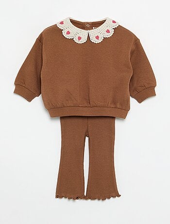 Conjunto de 2 peças - sweatshirt + legging