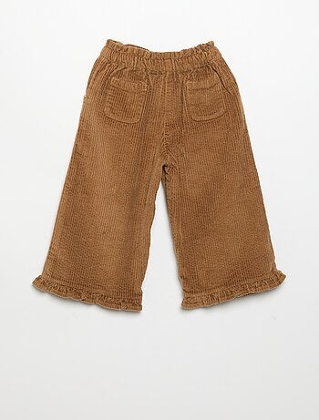 Conjunto de 2 peças - T-shirt + calças de veludo