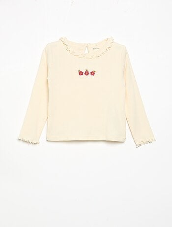 Conjunto de 2 peças - T-shirt + calças de veludo