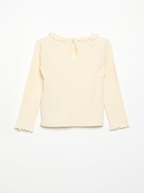 Conjunto de 2 peças - T-shirt + calças de veludo - Kiabi