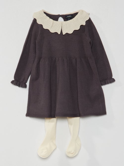 Conjunto de 2 peças - Vestido + collants - Kiabi