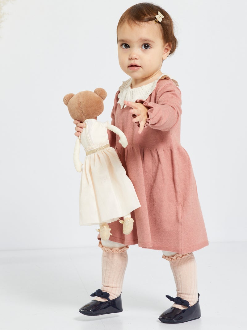 Conjunto de 2 peças - Vestido + collants ROSA - Kiabi