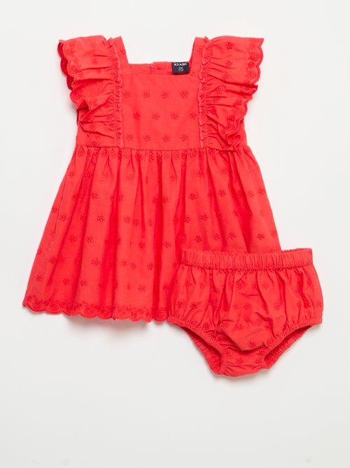 Conjunto de 2 peças - vestido sem mangas + cuequinha - Kiabi