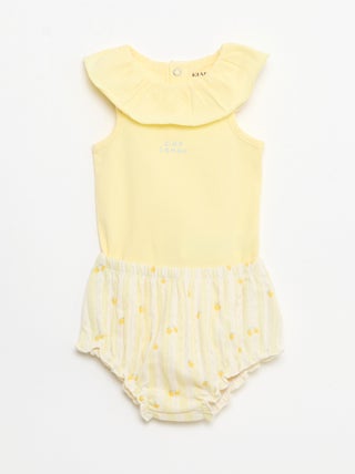 Conjunto de 2 peças body + cueca