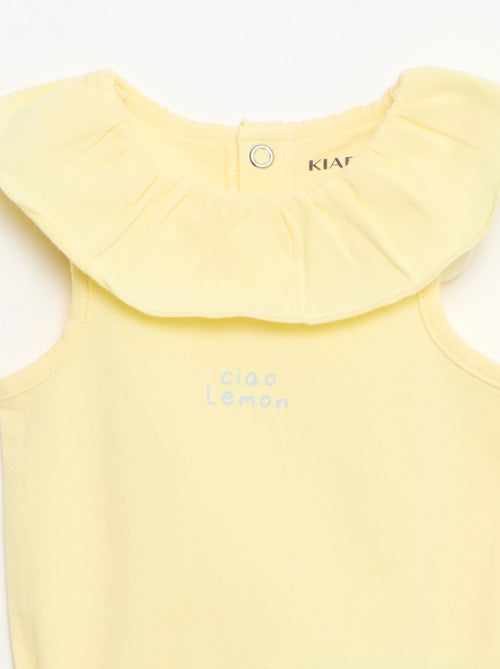 Conjunto de 2 peças body + cueca - Kiabi