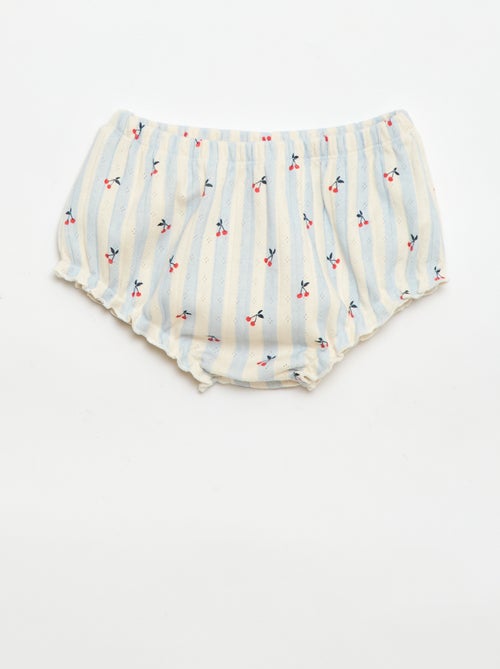 Conjunto de 2 peças body + cueca - Kiabi