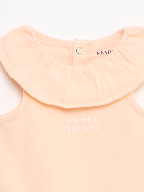 Conjunto de 2 peças body + cueca - Kiabi