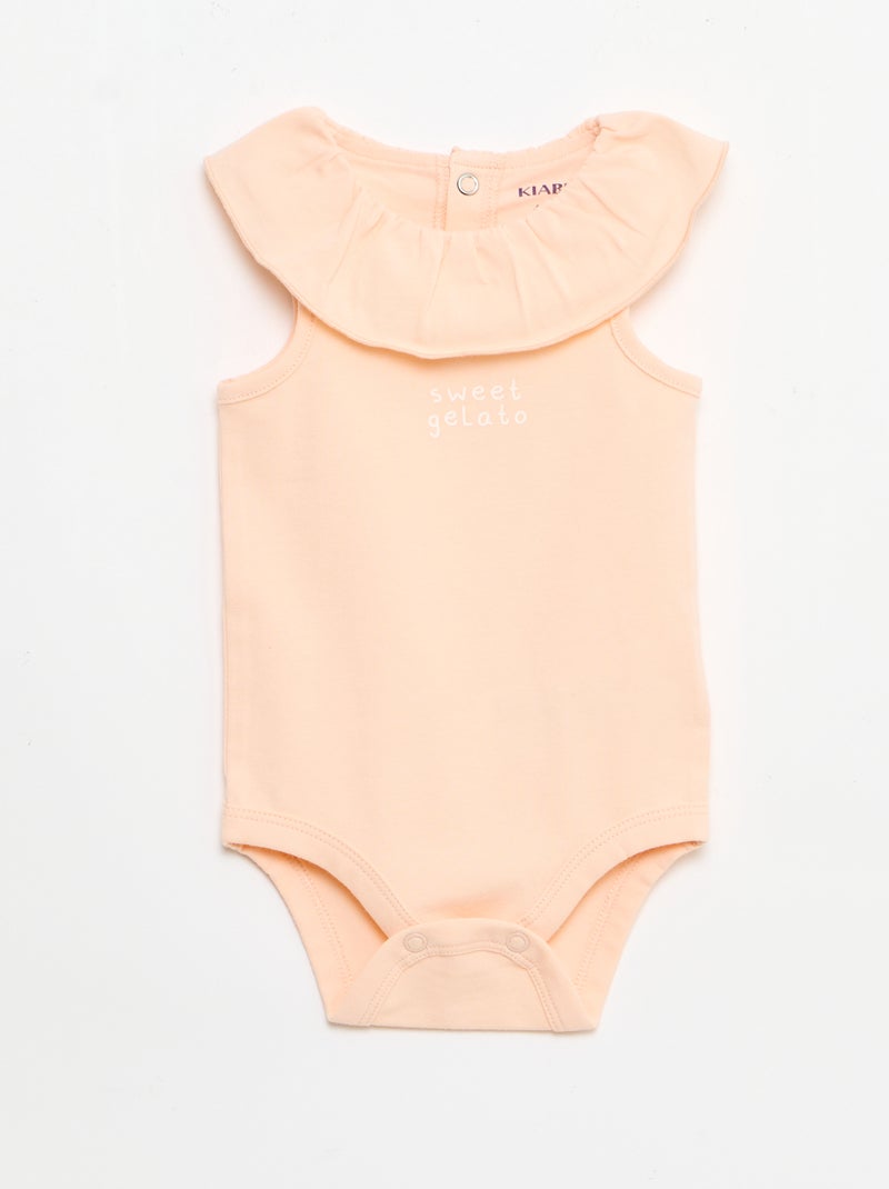 Conjunto de 2 peças body + cueca Rosa - Kiabi
