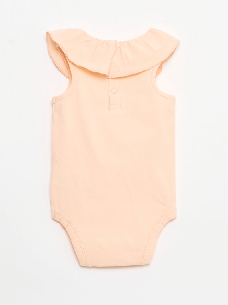 Conjunto de 2 peças body + cueca Rosa - Kiabi