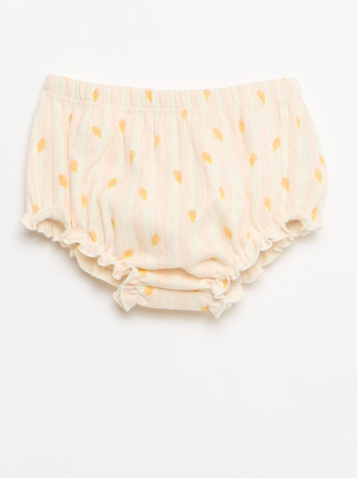 Conjunto de 2 peças body + cueca - Kiabi
