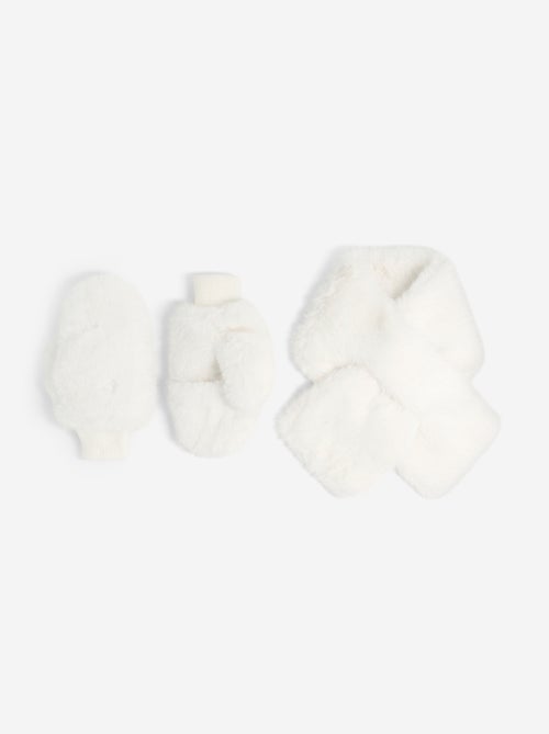 Conjunto de 2 peças: cachecol + luvas - Kiabi Conjunto de 2 peças: cachecol + luvas - Kiabi