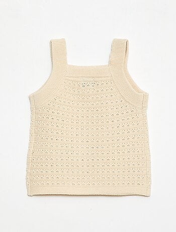 Conjunto de 2 peças: calções + t-shirt em croché