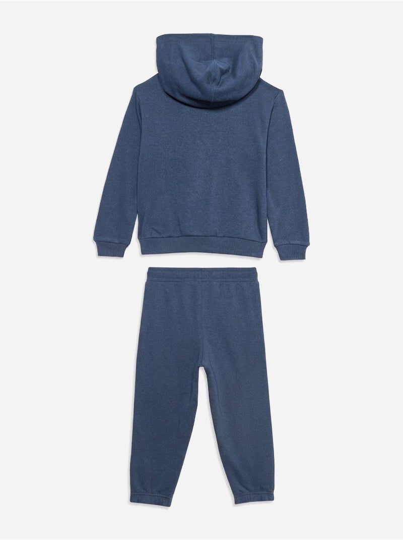 Conjunto de 2 peças: camisola com capuz e calças - converse Azul-marinho - Kiabi