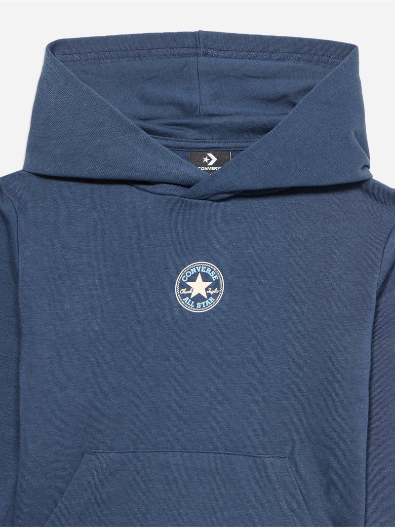Conjunto de 2 peças: camisola com capuz e calças - converse Azul-marinho - Kiabi