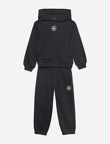 Conjunto de 2 peças: camisola com capuz e calças - converse