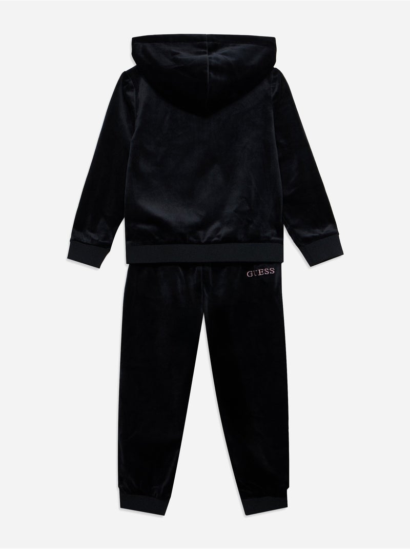 Conjunto de 2 peças: camisola com capuz e calças - guess kids Preto - Kiabi